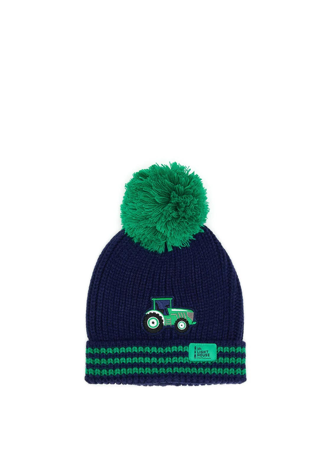 Little Lighthouse Kids Bobbie Tractor Hat, Green