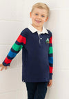 Little Lighthouse Boys Rafferty Tractor Long Sleeve Top, Green