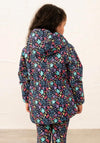 Little Lighthouse Girls Quinn Floral Coat, Navy