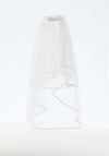 Little People Diamante and Pearl Sparkle Veil, White