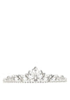 Little People Diamante Communion Tiara, Silver