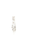 Little People Floral Beaded Communion Head Piece, Silver