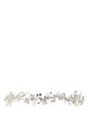 Little People Diamante Leaf and Cluster Communion Head Piece, Silver