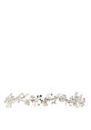 Little People Diamante Leaf and Cluster Communion Head Piece, Silver