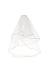 Little People Diamante Communion Veil, White
