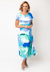 Lizabella Watercolour Print Fit and Flare Dress, Multi