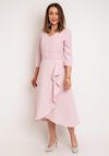 Lizabella Pearl Embellished Aline Midi Dress, Blush