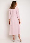 Lizabella Pearl Embellished Aline Midi Dress, Blush
