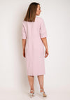 Lizabella Embellished V Neck Pencil Dress, Blush