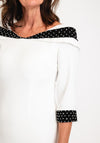 Lizabella Embellished Boat Neck Pencil Dress, Ecru