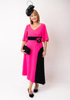 Lizabella A-Line Detachable Ruffle Detail Dress, Pink