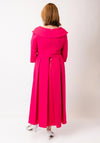 Lizabella A-Line Diamante Bow V-Neck Dress, Pink