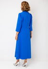 Lizabella Embellished High Neck Aline Dress, Blue