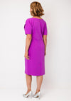 Lizabella V Neck Collar Pencil Dress, Purple