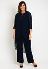 Lizabella Chiffon 3 Piece Suit, Navy