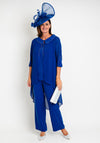 Lizabella Chiffon 3 Piece Suit, Royal Blue
