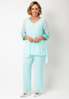 Lizabella Chiffon Overlay Co-Ord, Blue