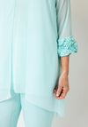 Lizabella Chiffon Overlay Co-Ord, Blue