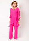 Lizabella Flowy Detailed Collar Co-Ord, Pink