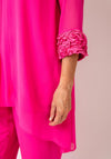 Lizabella Flowy Detailed Collar Co-Ord, Pink