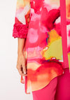 Lizabella Chiffon Water-Colour Print Top and Trouser Co Ord, Pink