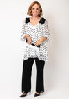 Lizabella Polka Dot Top and Trouser Co Ord, Black