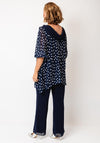 Lizabella Polka Dot Top and Trouser Co Ord, Navy