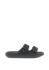 Tommy Bowe Tilden Textured Buckle Mules, Stealth