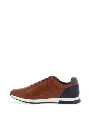 Tommy Bowe Retallick Lace Up Trainers, Tan