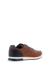 Tommy Bowe Retallick Lace Up Trainers, Tan
