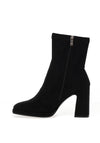 Lodi A-Laira Mid Length Sock High Heeled Boot, Black
