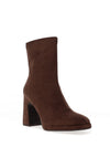 Lodi A-Laira Mid Length Sock High Heeled Boot, Brown