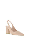 Lodi Elita Patent Leather Geo Heeled Shoes, Petal