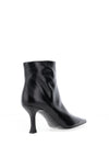 Lodi Philip Sleek Patent Leather Heeled Ankle Boots, Black