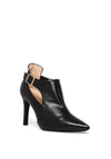 Lodi Resena Buckle Strap Court Shoes, Black