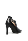 Lodi Resena Buckle Strap Court Shoes, Black