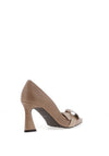 Lodi Ronco Bow Court Heels, Taupe