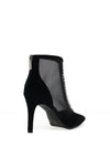 Lodi Rusine Jewel Embellished Heeled Ankle Boot, Black