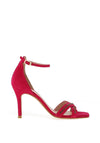 Lodi Sameria Suede Leather Stiletto Heeled Shoes, Pink