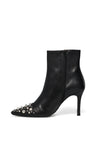 Lodi Sandargo Stud Toe Heeled Boots, Black