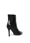 Lodi Sandargo Stud Toe Heeled Boots, Black