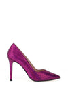 Lodi Victory Sequin Glitter High Court Shoes, Magenta