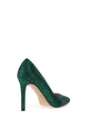 Lodi Victory Sequin Glitter High Court Shoes, Green