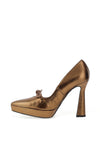 Lodi Wamer Platform Court Shoes, Gold