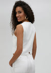 Lola Casademunt Buttoned Waistcoat, White