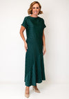 Lola Casademunt Striped Casual Dress, Navy and Green