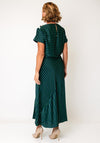 Lola Casademunt Striped Casual Dress, Navy and Green