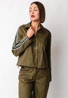 Lola Casademunt Stripe Detail Shirt, Green