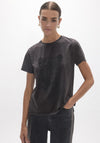 Lola Casademunt Rhinestone Leopard T-Shirt, Black