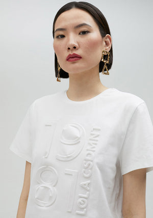 Lola Casademunt 1981 Print T-Shirt, White
